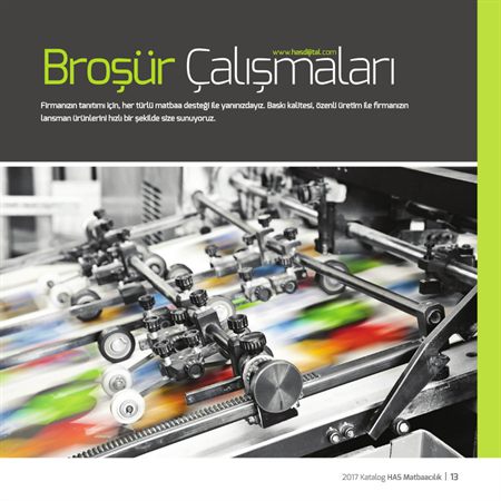 Broşür çalışmaları
